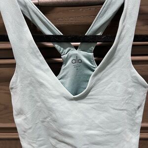 ALO Yoga Light Green Tank Top